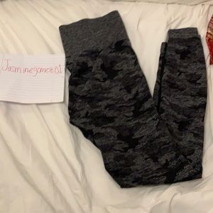 Gymshark black camo leggings